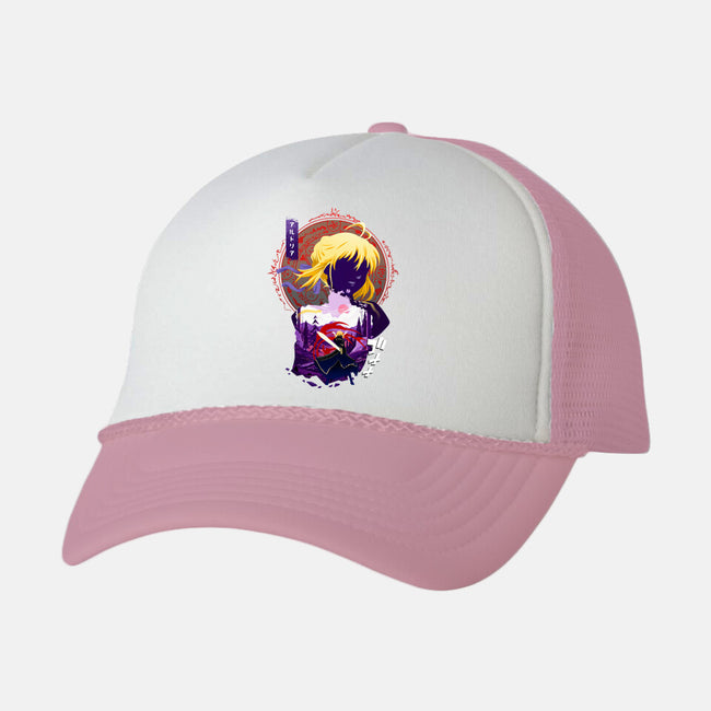 King Of Knights Girl-unisex trucker hat-bellahoang