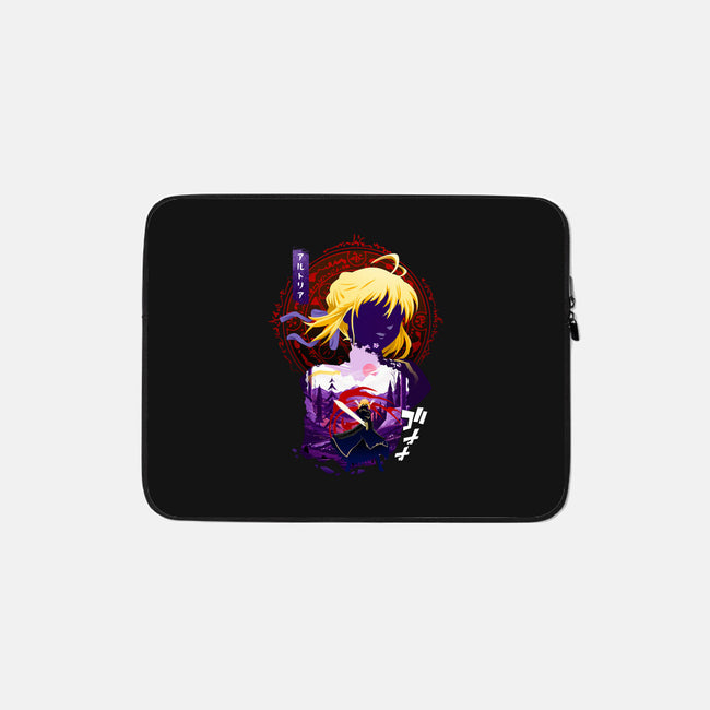 King Of Knights Girl-none zippered laptop sleeve-bellahoang