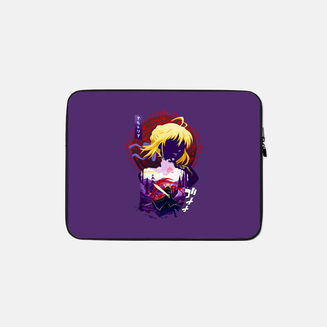 King Of Knights Girl-none zippered laptop sleeve-bellahoang