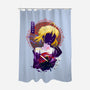 King Of Knights Girl-none polyester shower curtain-bellahoang
