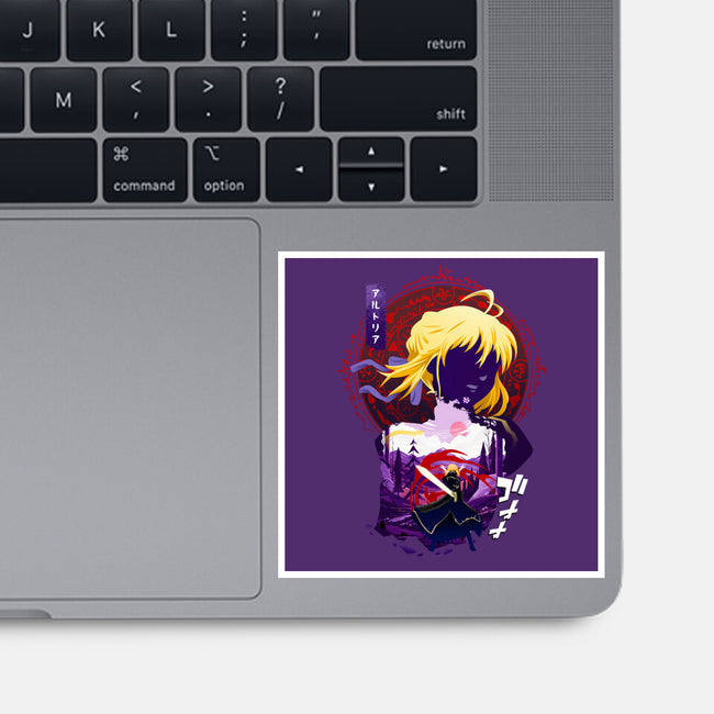 King Of Knights Girl-none glossy sticker-bellahoang