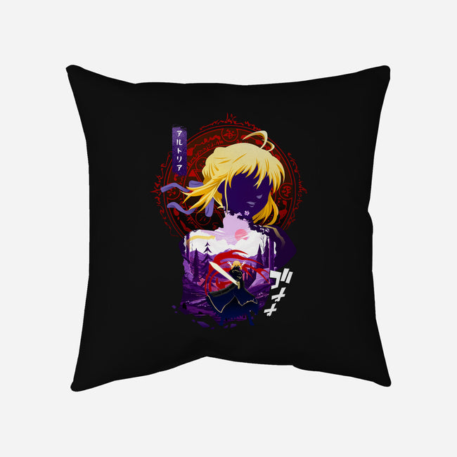 King Of Knights Girl-none removable cover throw pillow-bellahoang