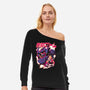 The Mighty-womens off shoulder sweatshirt-1Wing
