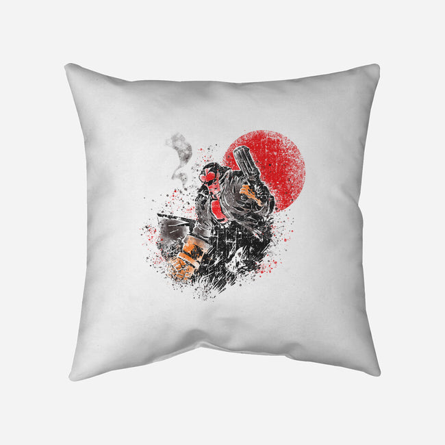 Hell-Bent-none removable cover throw pillow-turborat14