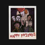 Happy Friends-womens off shoulder sweatshirt-Conjura Geek