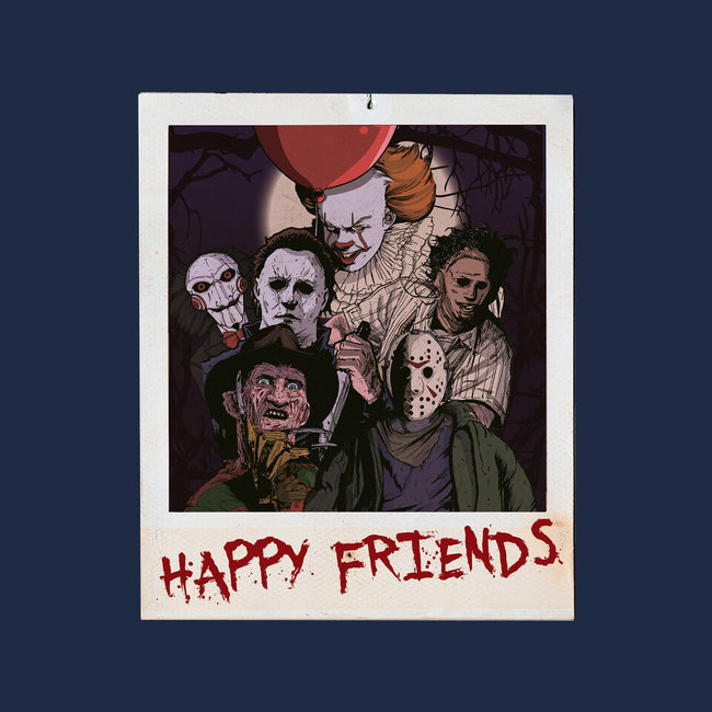 Happy Friends-none basic tote bag-Conjura Geek
