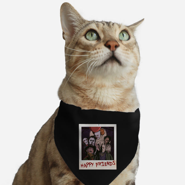 Happy Friends-cat adjustable pet collar-Conjura Geek