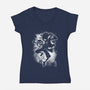 Cosmic Gear 5th-womens v-neck tee-fanfreak1