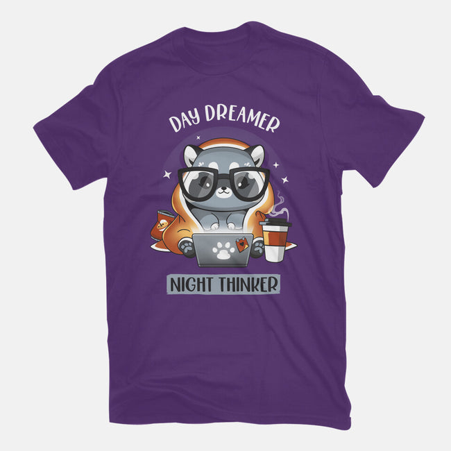 Nocturnal Personality-mens basic tee-Snouleaf