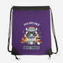 Nocturnal Personality-none drawstring bag-Snouleaf