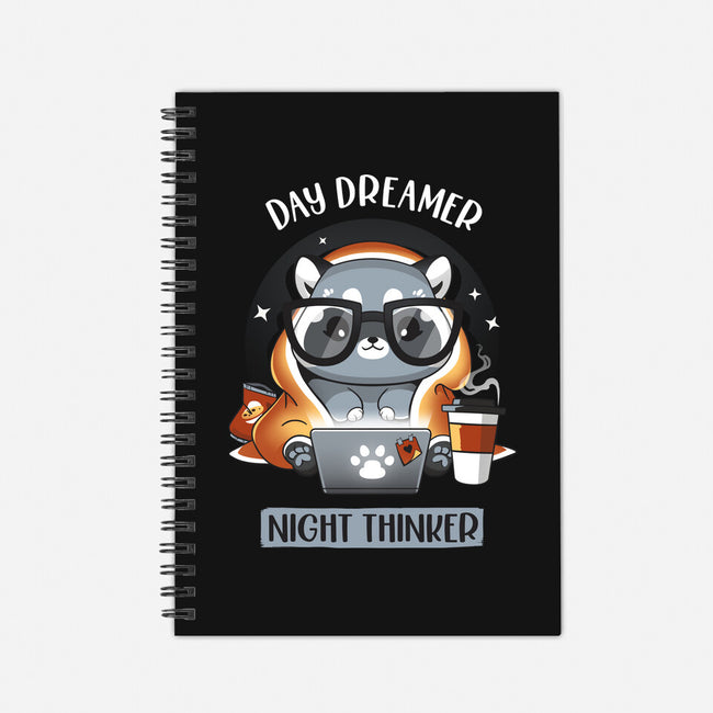 Nocturnal Personality-none dot grid notebook-Snouleaf