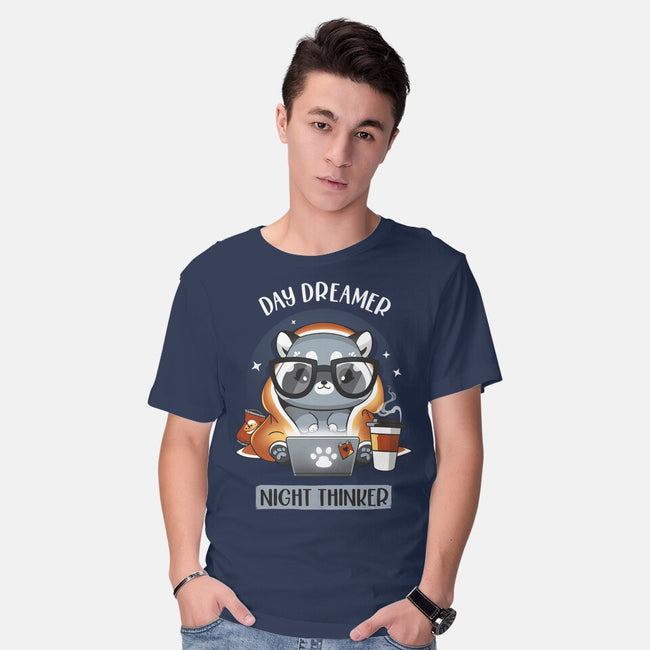 Nocturnal Personality-mens basic tee-Snouleaf