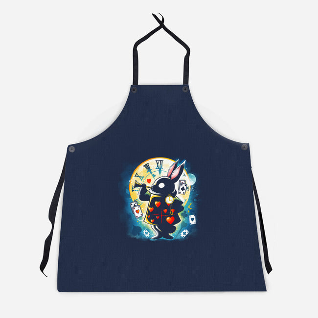 White Rabbit-unisex kitchen apron-Vallina84