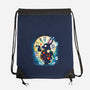 White Rabbit-none drawstring bag-Vallina84