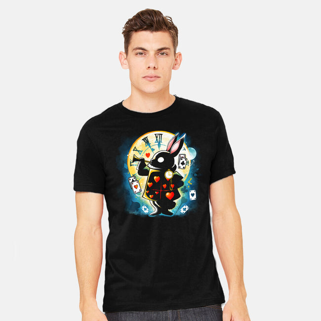 White Rabbit-mens heavyweight tee-Vallina84