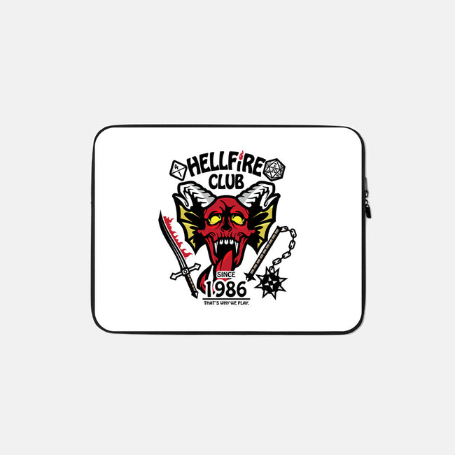 Hellfire-none zippered laptop sleeve-jrberger