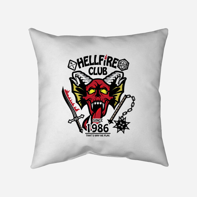 Hellfire-none removable cover w insert throw pillow-jrberger