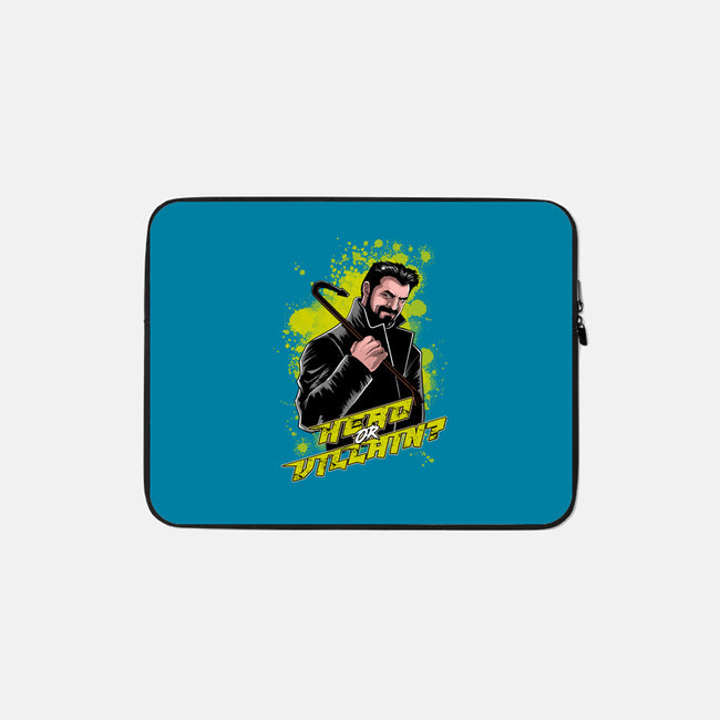 Hero Or Butcher?-none zippered laptop sleeve-Diego Oliver