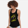Hero Or Butcher?-womens racerback tank-Diego Oliver