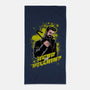 Hero Or Butcher?-none beach towel-Diego Oliver