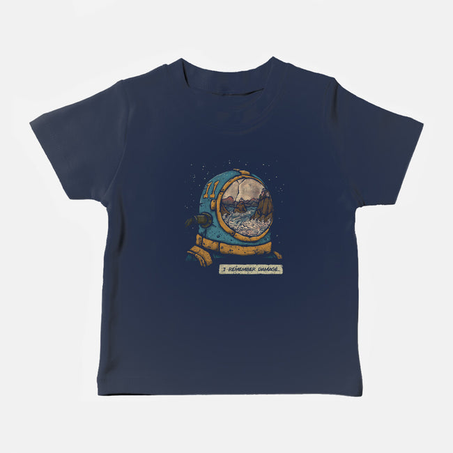 I Remember Damage-baby basic tee-kg07