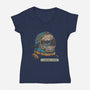 I Remember Damage-womens v-neck tee-kg07