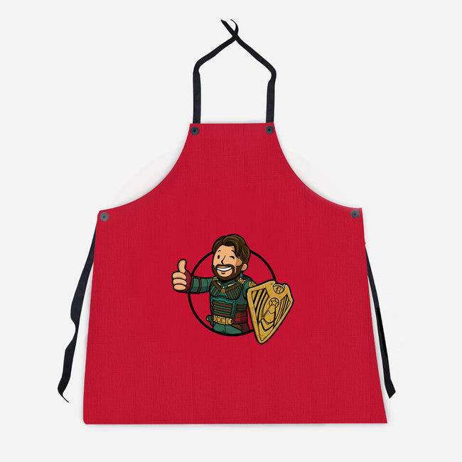 Vault Soldier Boy-unisex kitchen apron-Boggs Nicolas
