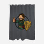 Vault Soldier Boy-none polyester shower curtain-Boggs Nicolas