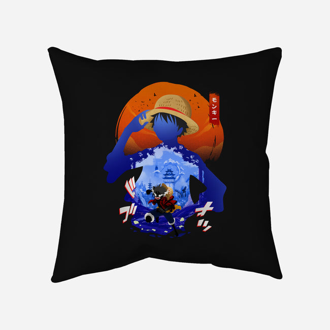 Pirate King Wano-none removable cover throw pillow-bellahoang