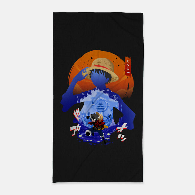 Pirate King Wano-none beach towel-bellahoang