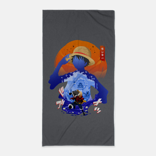 Pirate King Wano-none beach towel-bellahoang