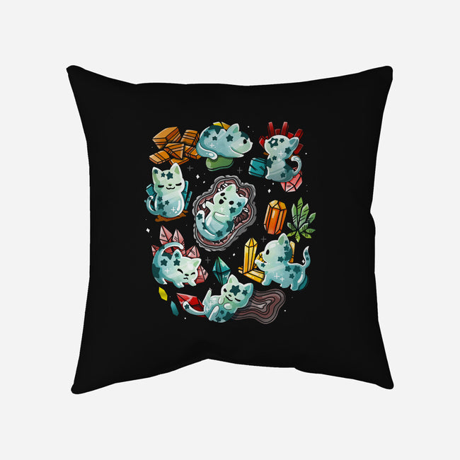 KittenStones-none removable cover throw pillow-Vallina84