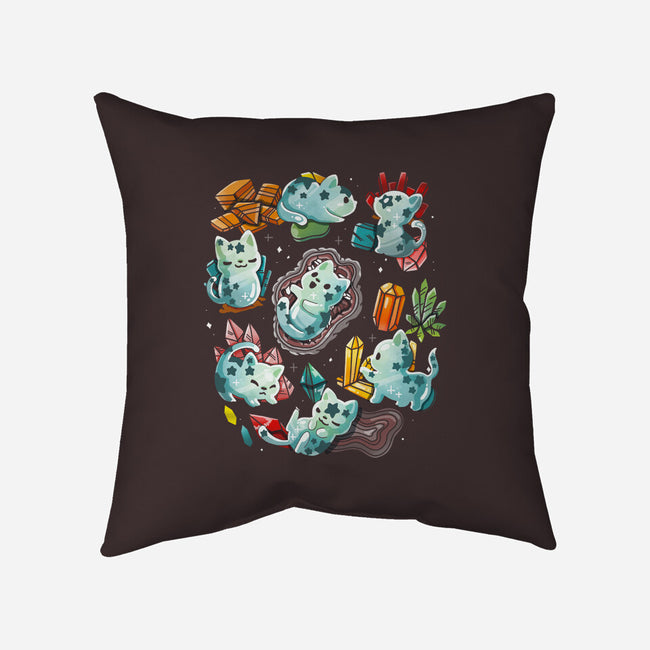 KittenStones-none removable cover throw pillow-Vallina84