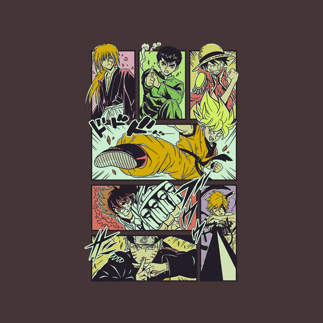 Shonen Anime Classics-none glossy sticker-Bellades