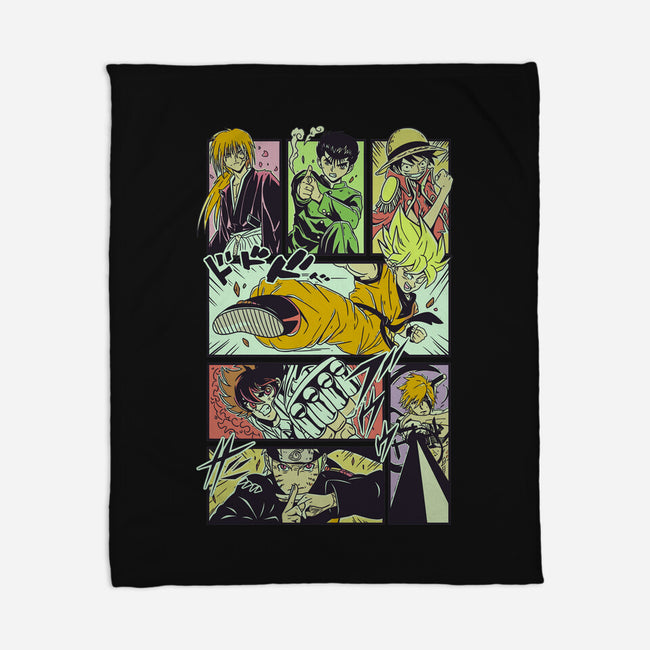 Shonen Anime Classics-none fleece blanket-Bellades