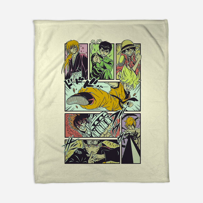 Shonen Anime Classics-none fleece blanket-Bellades