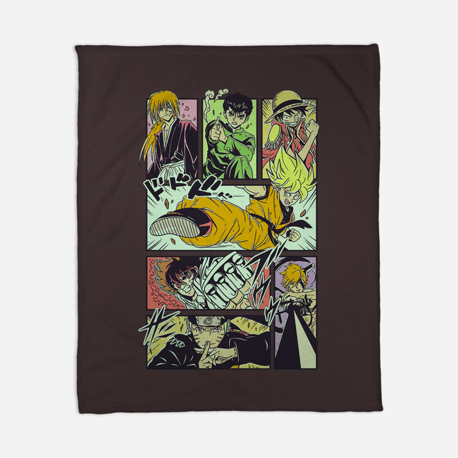 Shonen Anime Classics-none fleece blanket-Bellades