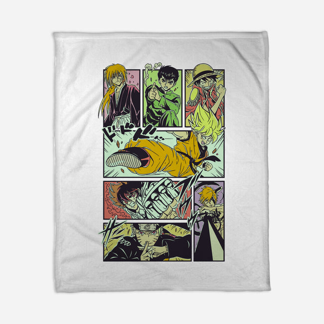 Shonen Anime Classics-none fleece blanket-Bellades