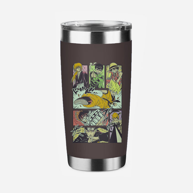 Shonen Anime Classics-none stainless steel tumbler drinkware-Bellades