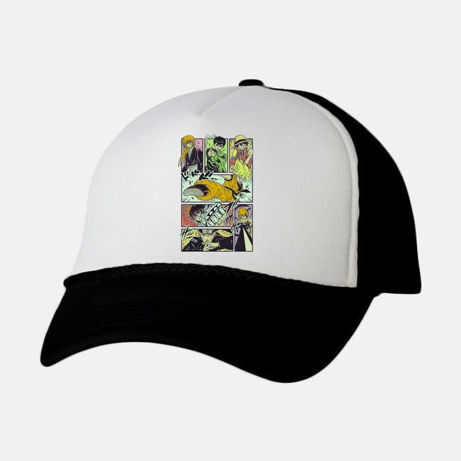 Shonen Anime Classics-unisex trucker hat-Bellades
