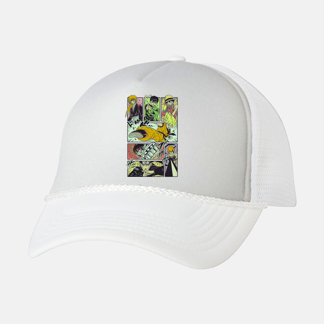 Shonen Anime Classics-unisex trucker hat-Bellades