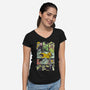 Shonen Anime Classics-womens v-neck tee-Bellades