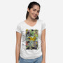 Shonen Anime Classics-womens v-neck tee-Bellades