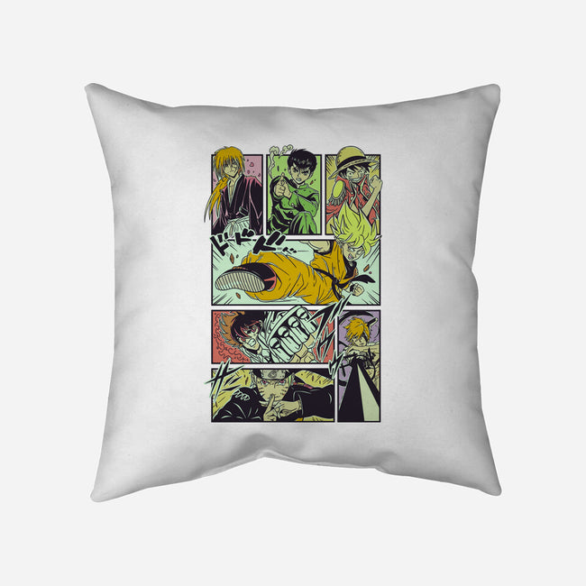 Shonen Anime Classics-none removable cover w insert throw pillow-Bellades