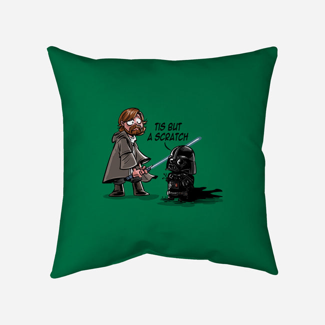 Scratch Wars-none removable cover w insert throw pillow-zascanauta