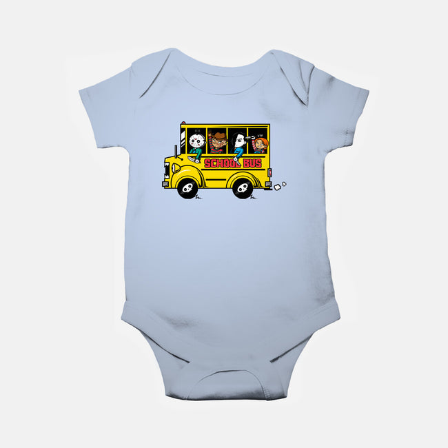 Horror School Bus-baby basic onesie-krisren28