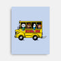 Horror School Bus-none stretched canvas-krisren28