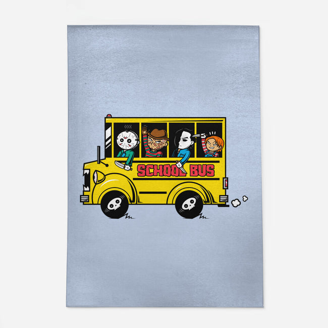 Horror School Bus-none indoor rug-krisren28