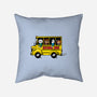 Horror School Bus-none removable cover throw pillow-krisren28