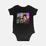 Sensei And His Disciples-baby basic onesie-Conjura Geek